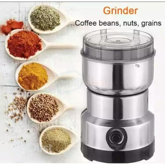 Electric Grinder Stainless Steel Bowl with Metal Blade Bean-Nuts & Spices Grinder 150W – Model: NM-8300