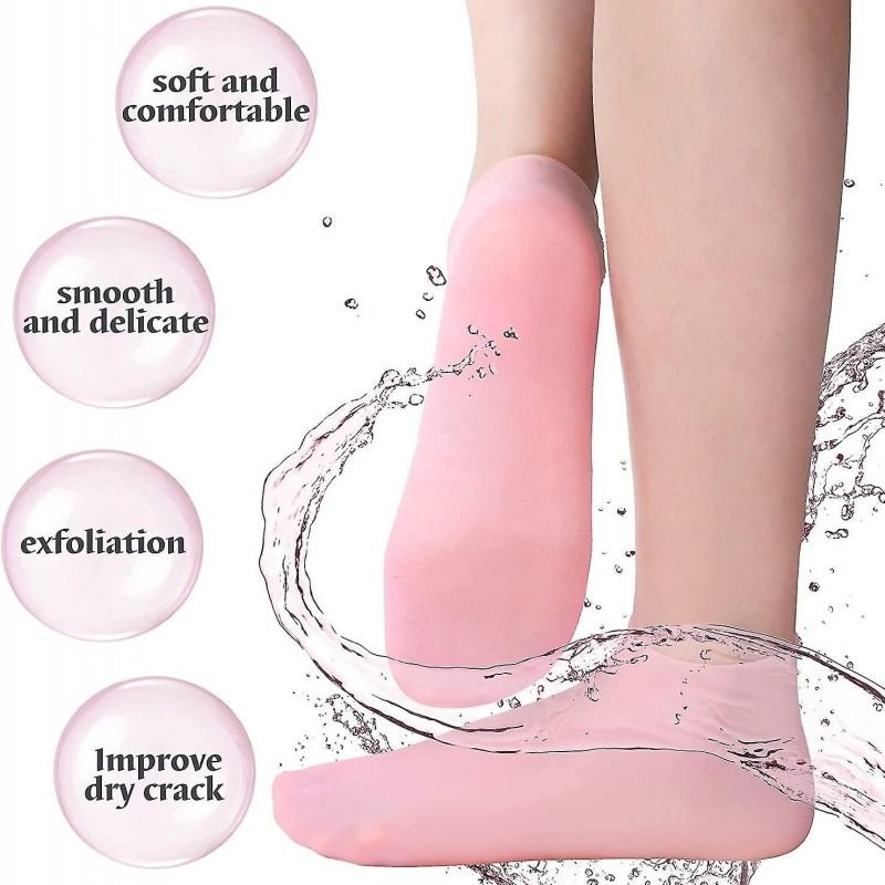 Silicon Gel Moisturizing Socks - Foot Care Protector