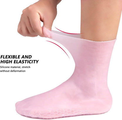 Silicon Gel Moisturizing Socks - Foot Care Protector