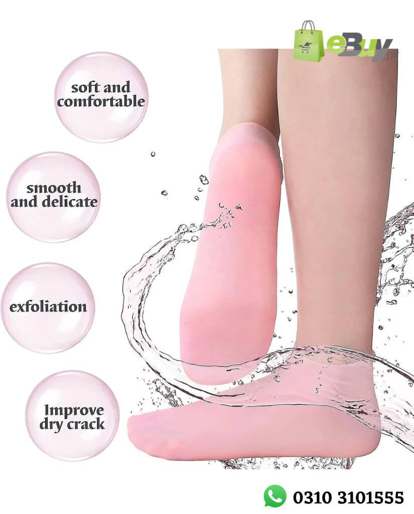 Silicon Gel Moisturizing Socks - Foot Care Protector