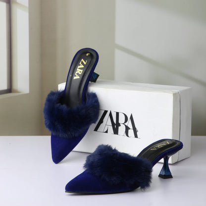 ZARA Furry Heels