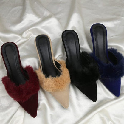 ZARA Furry Heels
