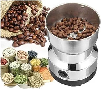 Electric Grinder Stainless Steel Bowl with Metal Blade Bean-Nuts & Spices Grinder 150W – Model: NM-8300