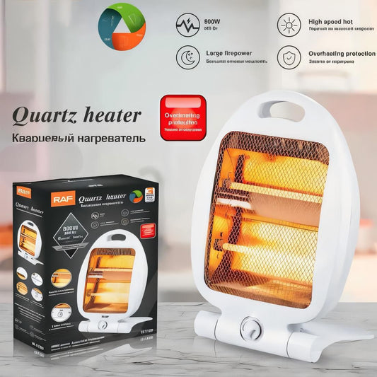 Portable Quartz Heater- Instant Infrared heating For Home and Office